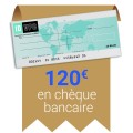 120€ en chèque