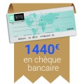 1440€ en chèque