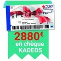 2880€ en chèque KADEOS